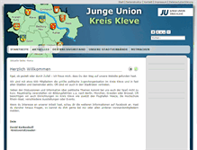 Tablet Screenshot of ju-kreis-kleve.de